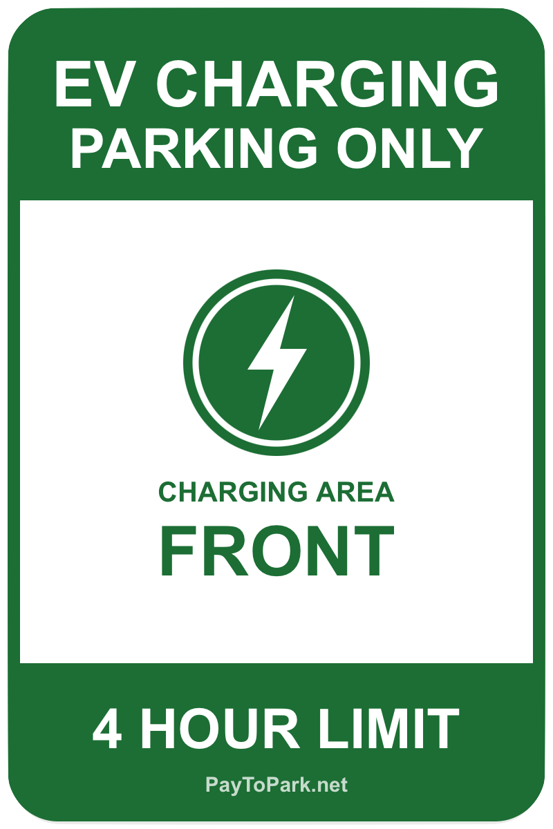 EV Charging Only Sign template – free printable ev charging only sign maker