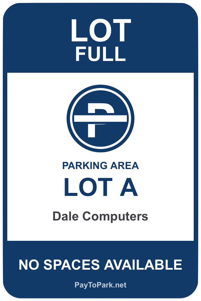 Lot Full Sign template – free printable lot full sign maker